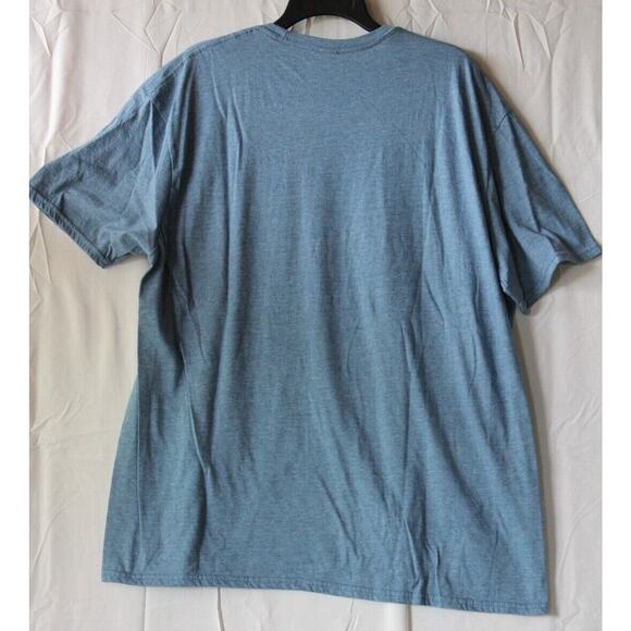 BOZZ PRINTS-Hawaii Backwards Is IIAWAH Ocean Blue T-Shirt size XXL - Picture 5 of 5